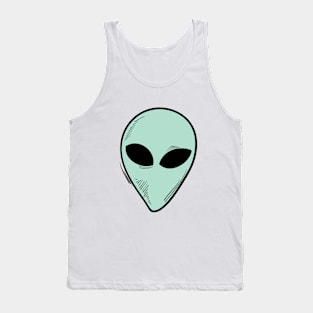 Alien head Tank Top